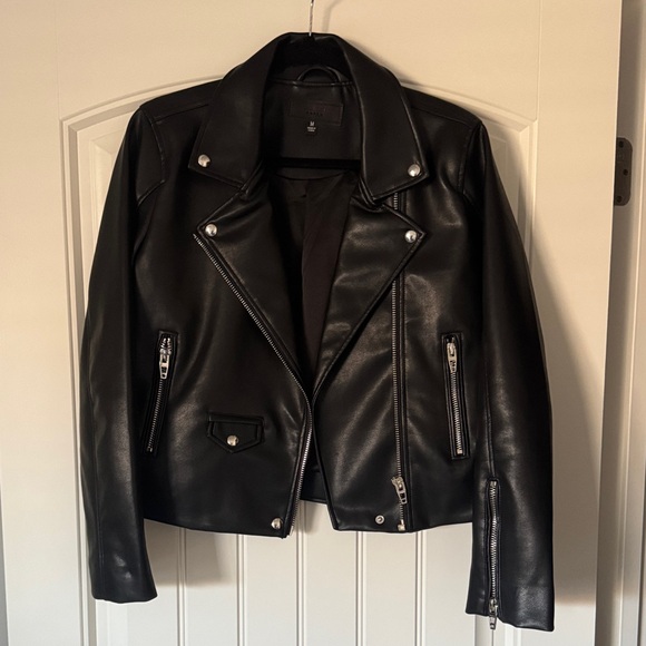Blank NYC Jackets & Blazers - Blank NYC Black Vegan Leather Biker Jacket